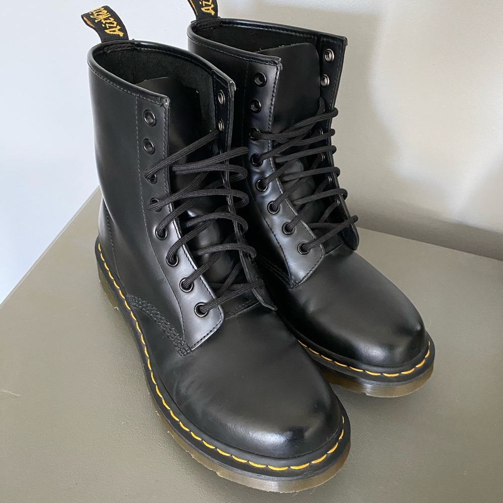 Black Dr Martens 1460 Combat Boots